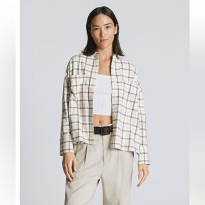 Everlane The Boxy Flannel Shirt